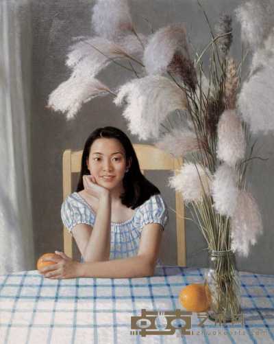 翁伟 2001年作 甜橙 100x80cm